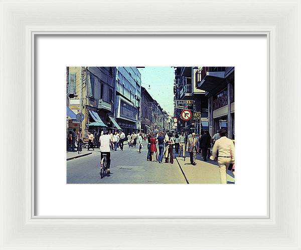 Vintage Travel Italy 1971 - Framed Print