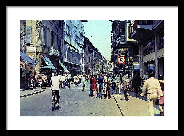 Vintage Travel Italy 1971 - Framed Print