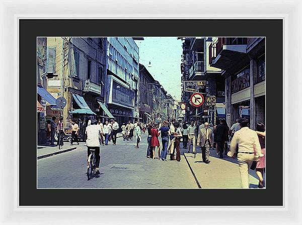 Vintage Travel Italy 1971 - Framed Print