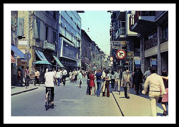 Vintage Travel Italy 1971 - Framed Print