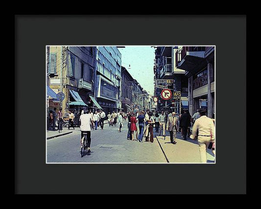 Vintage Travel Italy 1971 - Framed Print