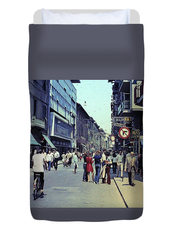 Vintage Travel Italy 1971 - Duvet Cover