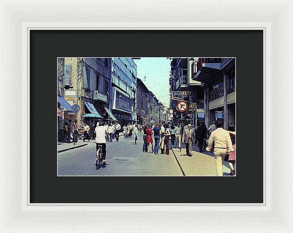 Vintage Travel Italy 1971 - Framed Print