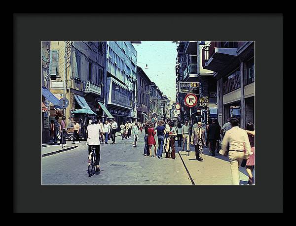 Vintage Travel Italy 1971 - Framed Print