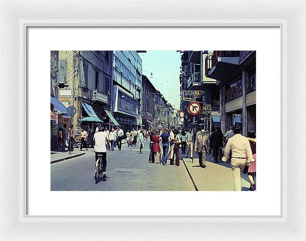 Vintage Travel Italy 1971 - Framed Print