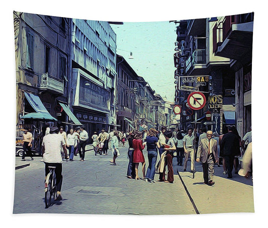 Vintage Travel Italy 1971 - Tapestry