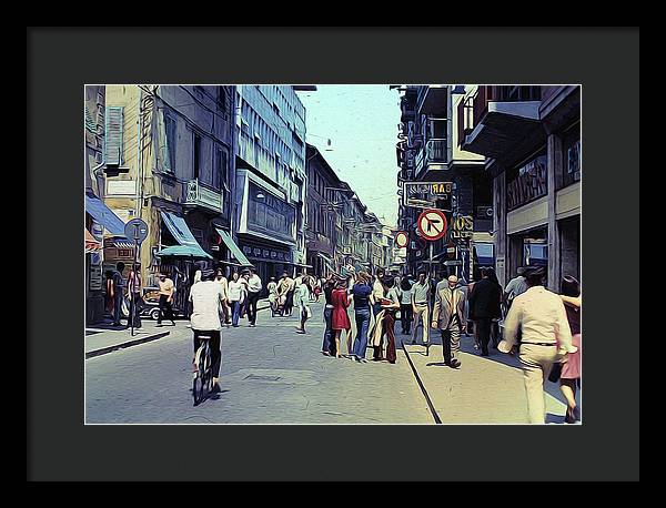 Vintage Travel Italy 1971 - Framed Print