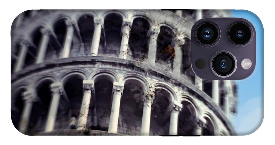 Vintage Travel Leaning Pisa Tower - Phone Case