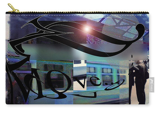 Vintage Travel Love To Take The Train - Carry-All Pouch