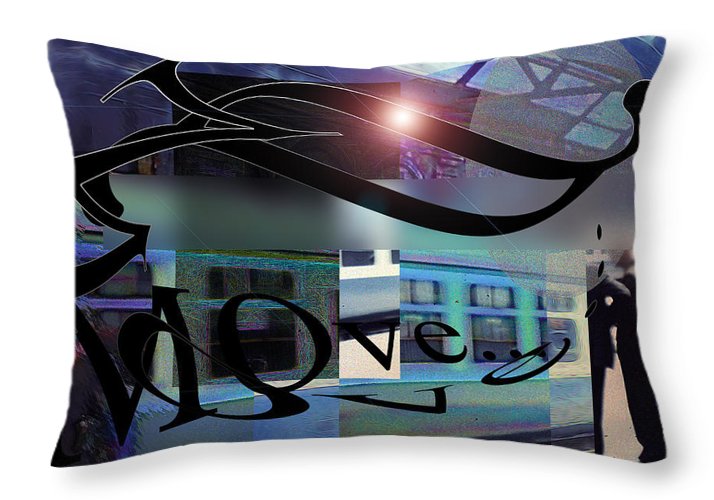 Vintage Travel Love To Take The Train - Throw Pillow