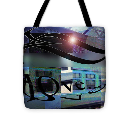 Vintage Travel Love To Take The Train - Tote Bag