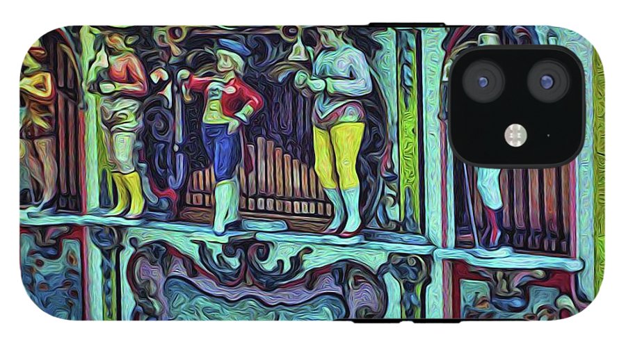Vintage Travel Music Cart - Phone Case