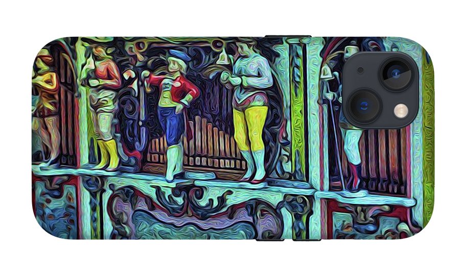 Vintage Travel Music Cart - Phone Case