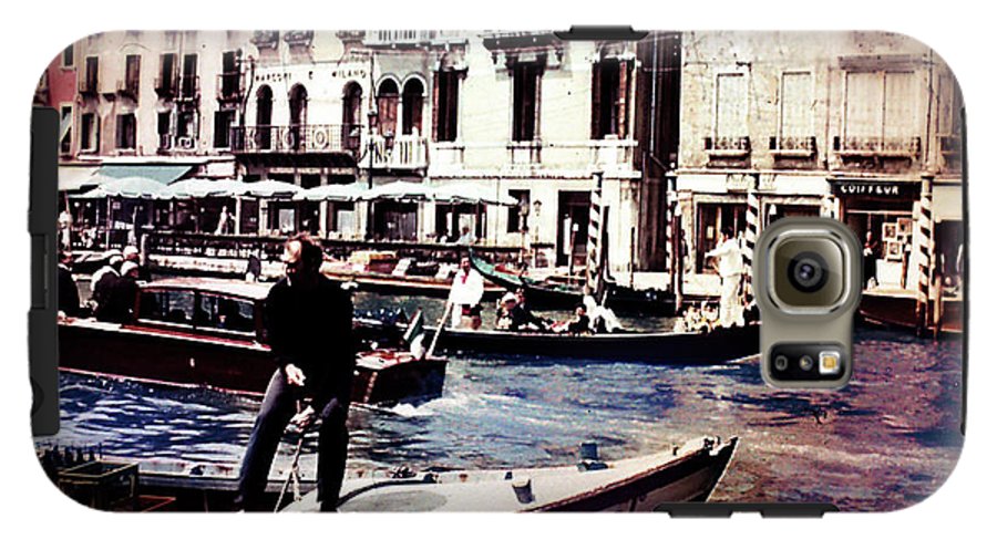 Vintage Travel on A Venice Canal - Phone Case
