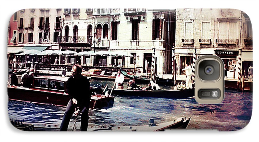 Vintage Travel on A Venice Canal - Phone Case