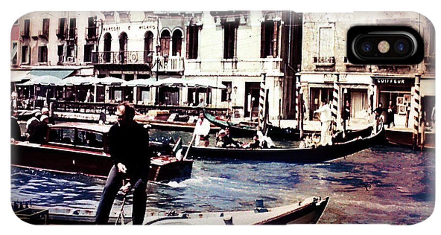 Vintage Travel on A Venice Canal - Phone Case