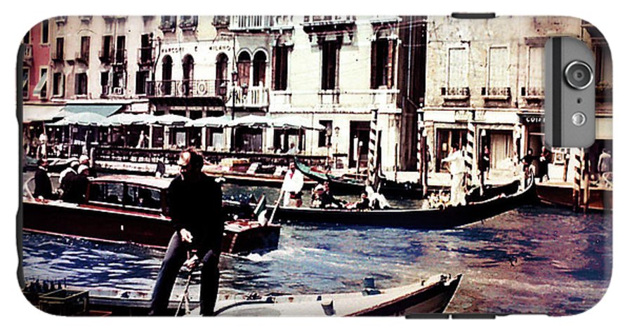 Vintage Travel on A Venice Canal - Phone Case
