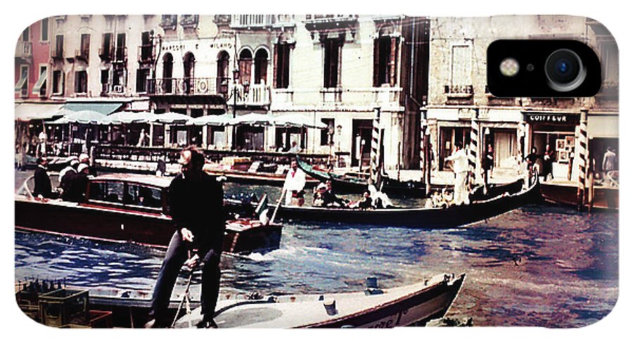 Vintage Travel on A Venice Canal - Phone Case