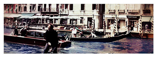 Vintage Travel on A Venice Canal - Yoga Mat