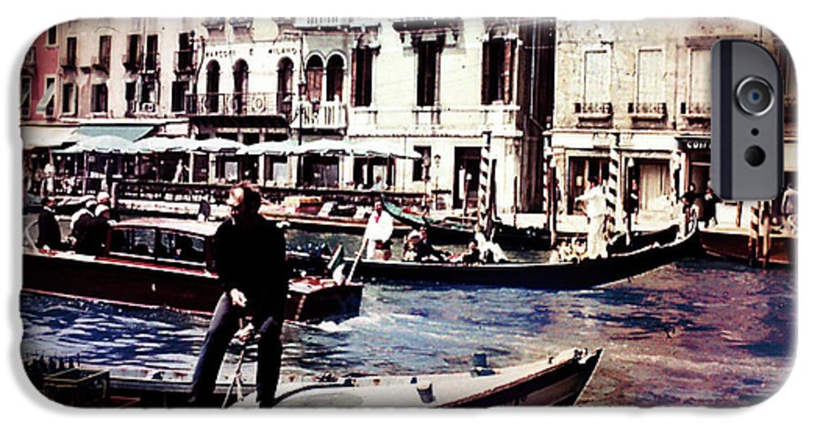 Vintage Travel on A Venice Canal - Phone Case