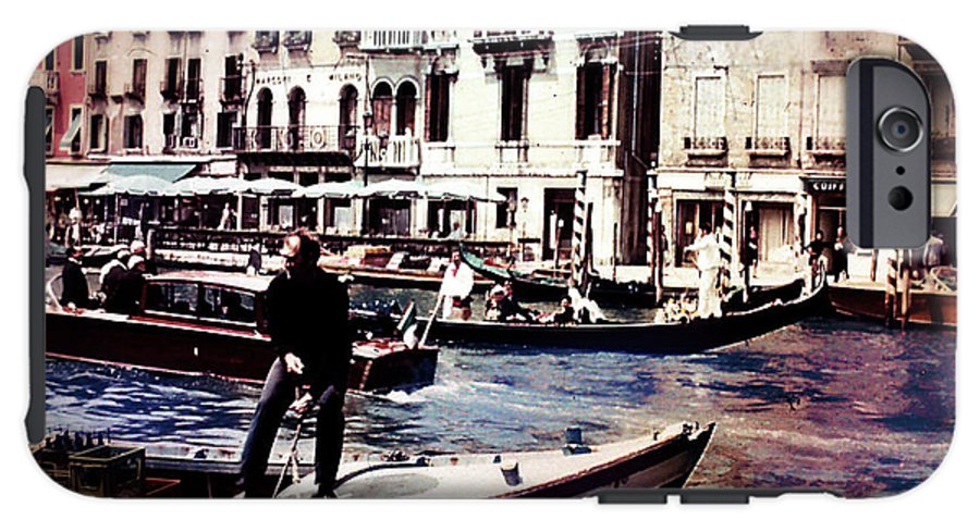 Vintage Travel on A Venice Canal - Phone Case