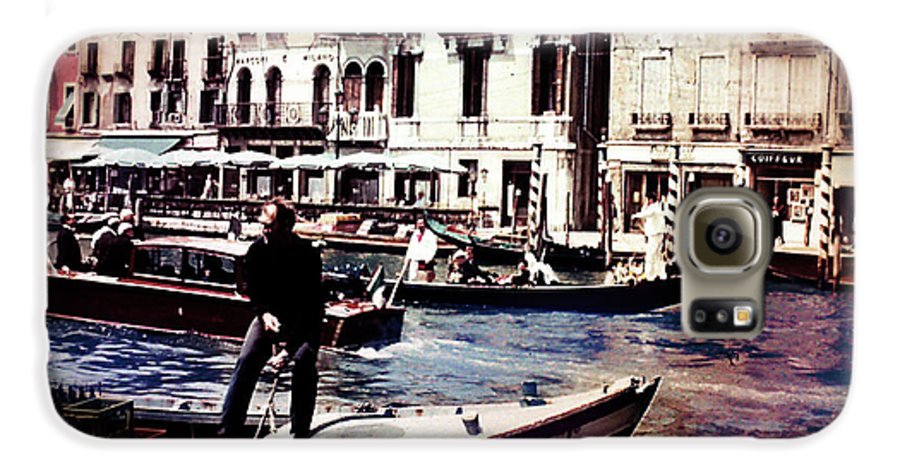Vintage Travel on A Venice Canal - Phone Case