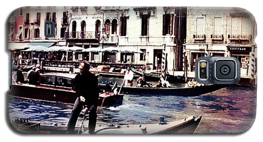 Vintage Travel on A Venice Canal - Phone Case
