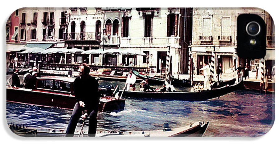 Vintage Travel on A Venice Canal - Phone Case