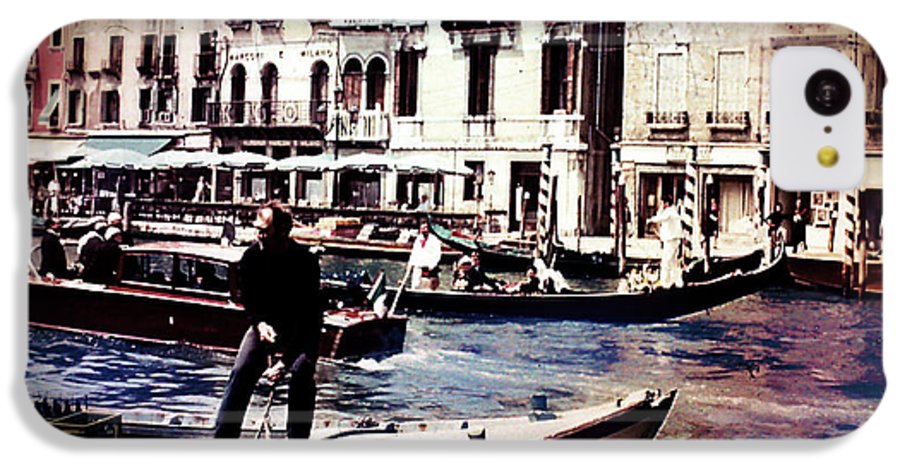 Vintage Travel on A Venice Canal - Phone Case