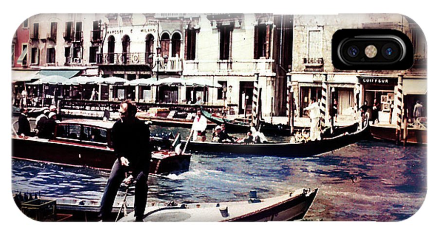 Vintage Travel on A Venice Canal - Phone Case