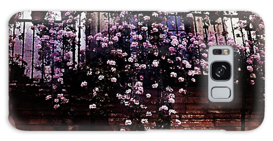 Vintage Travel Pink Roses on a Spanish Balcony - Phone Case