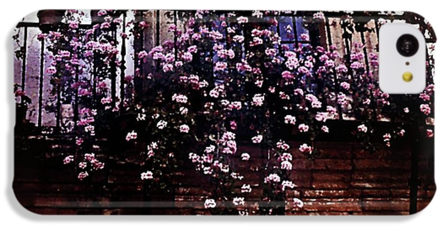 Vintage Travel Pink Roses on a Spanish Balcony - Phone Case