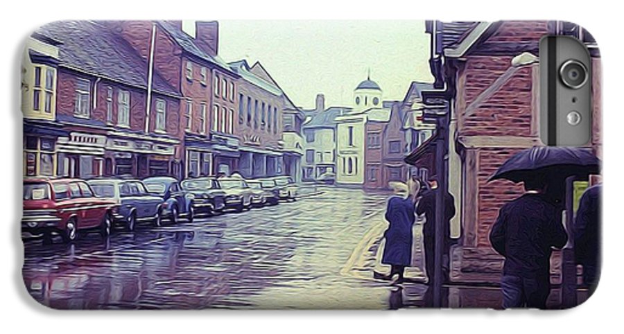 Vintage Travel Rainy Day in Britain - Phone Case