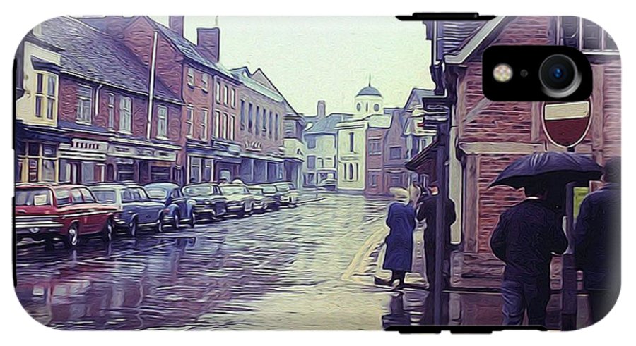 Vintage Travel Rainy Day in Britain - Phone Case