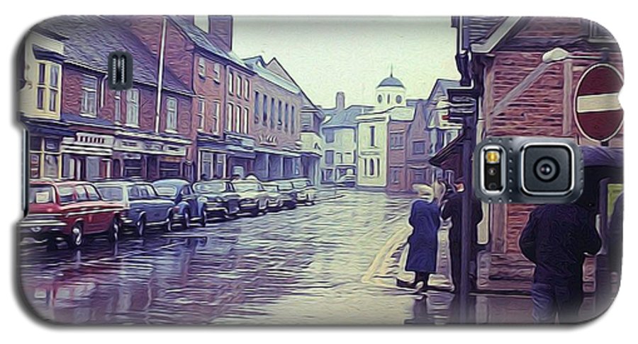 Vintage Travel Rainy Day in Britain - Phone Case