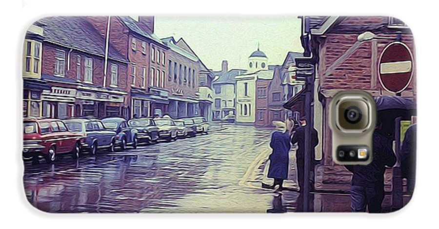 Vintage Travel Rainy Day in Britain - Phone Case