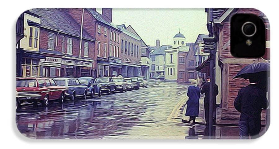 Vintage Travel Rainy Day in Britain - Phone Case