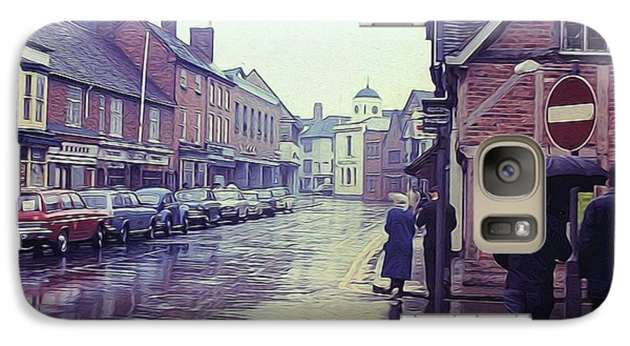 Vintage Travel Rainy Day in Britain - Phone Case