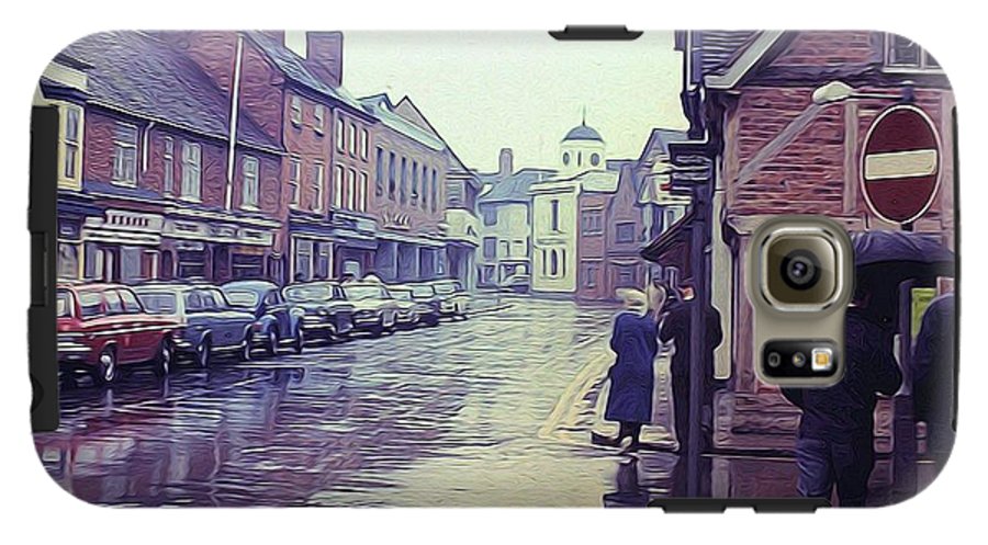 Vintage Travel Rainy Day in Britain - Phone Case
