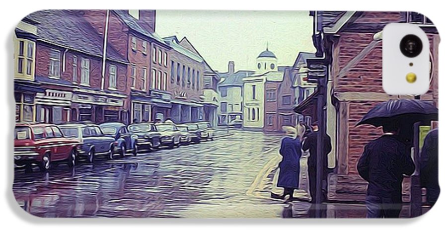 Vintage Travel Rainy Day in Britain - Phone Case