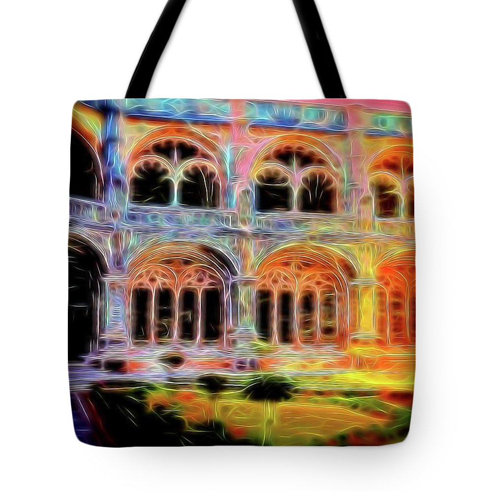 Vintage Travel Stadium Archway - Tote Bag