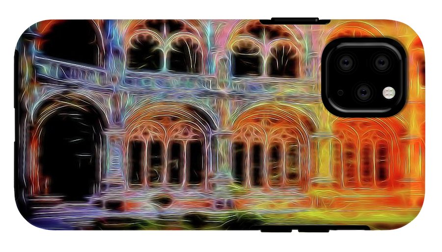 Vintage Travel Stadium Archway - Phone Case