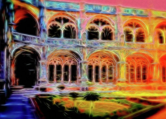 Vintage Travel Stadium Archway - Puzzle