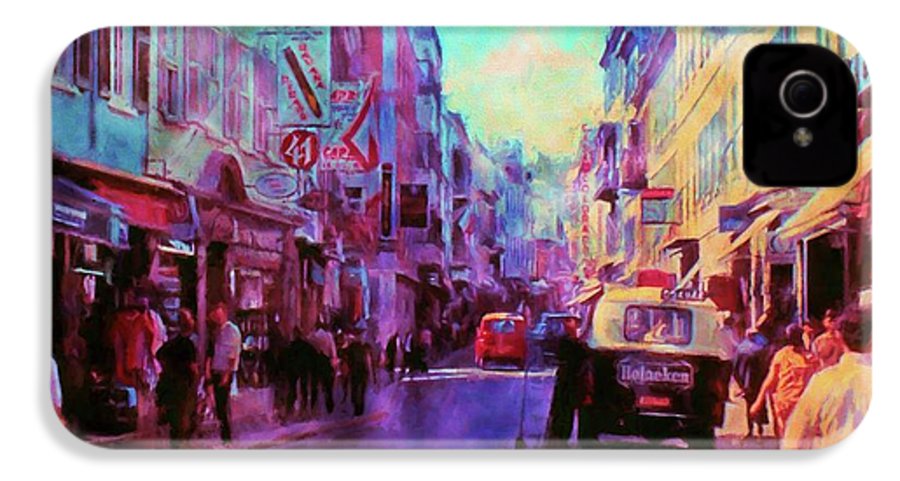 Vintage Travel Street Scene 1969 - Phone Case