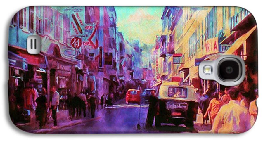 Vintage Travel Street Scene 1969 - Phone Case