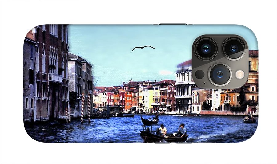 Vintage Travel Venice Canal - Phone Case