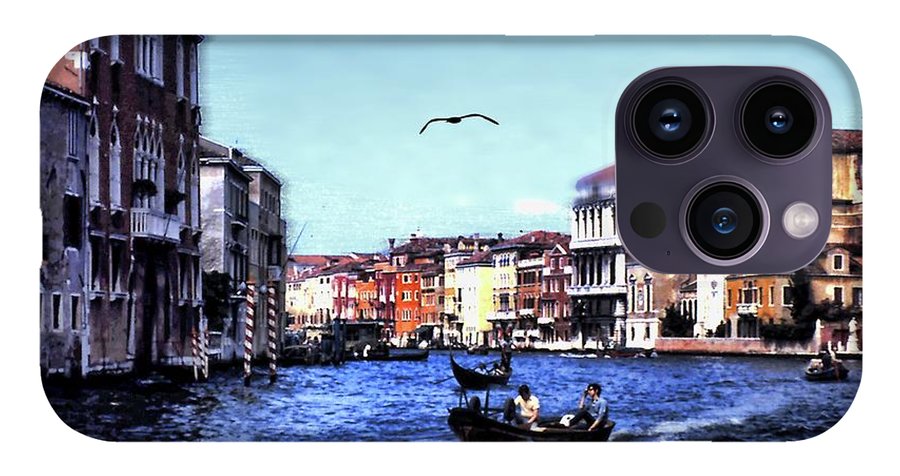 Vintage Travel Venice Canal - Phone Case