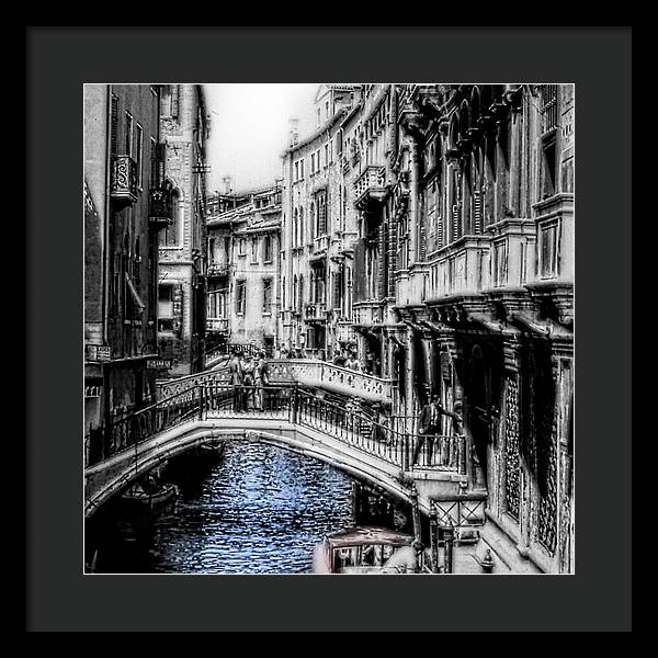 Vintage Venice Canal - Framed Print