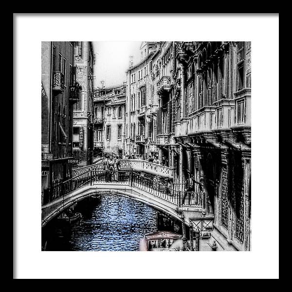 Vintage Venice Canal - Framed Print