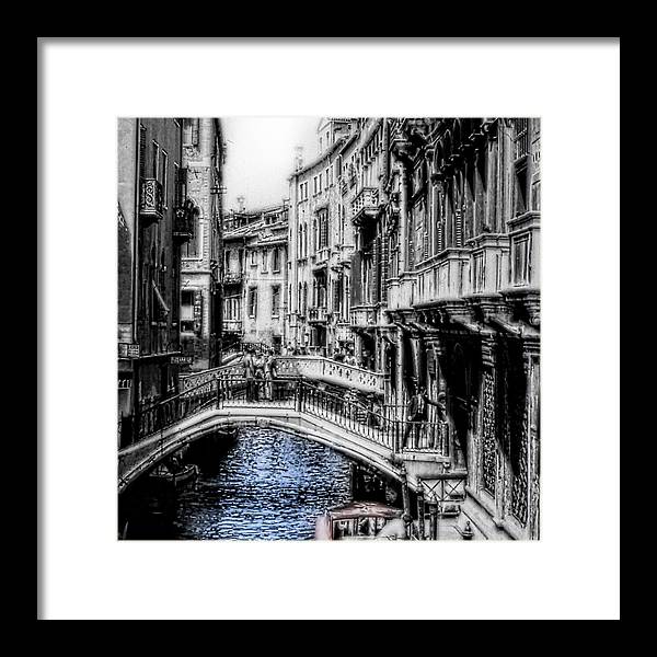 Vintage Venice Canal - Framed Print